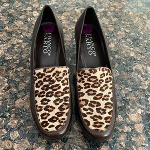 Franco Sarto size 8.5 leather shoe